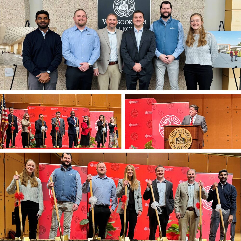 Illinois State University Breaks Ground for the new Wonsook College of Fine Arts.